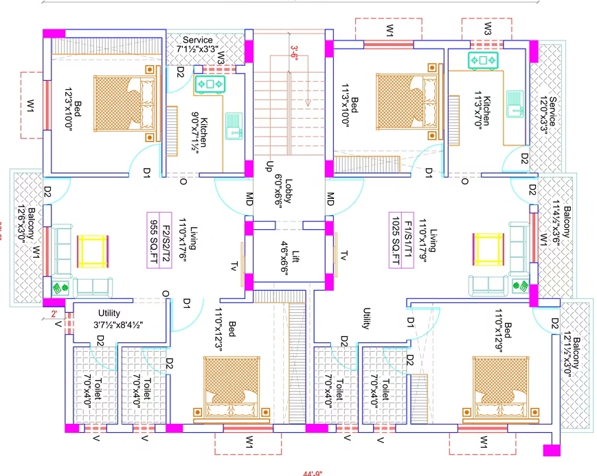 Floor Plan of SSGS Shanthi Castle in Vengaivasal, Chennai - Image 398776