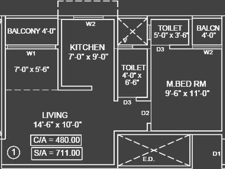 1 BHK Flat in Infini Om Sai One Park in Bhiwandi, Thane - Image 916211