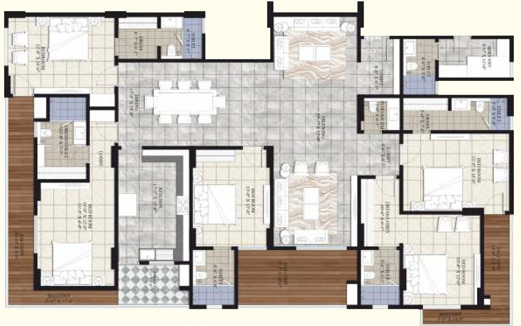 5 BHK Flat in KGK Aahvan in Vaishali Nagar, Jaipur - Image 916243