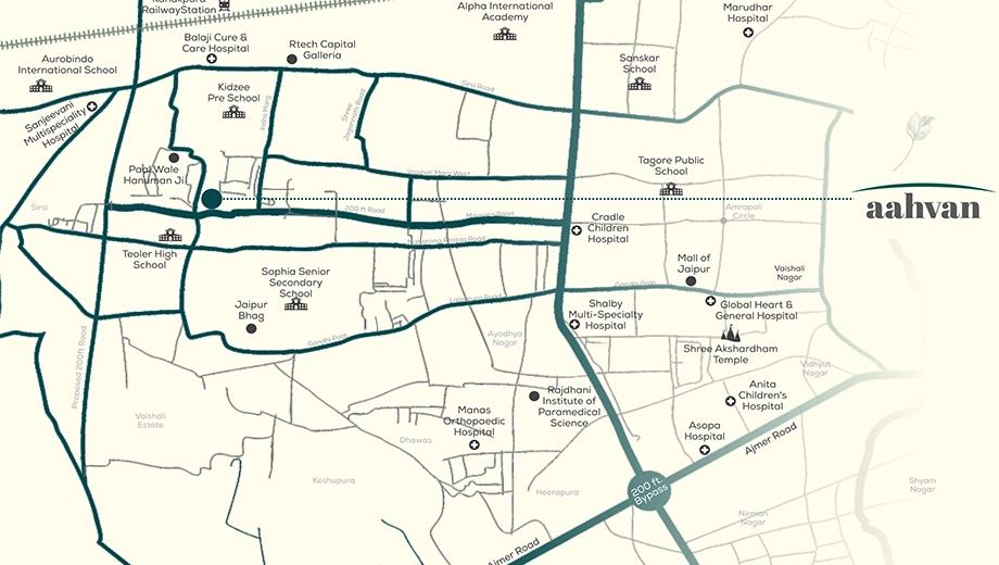 Location of KGK Aahvan - Image 398885
