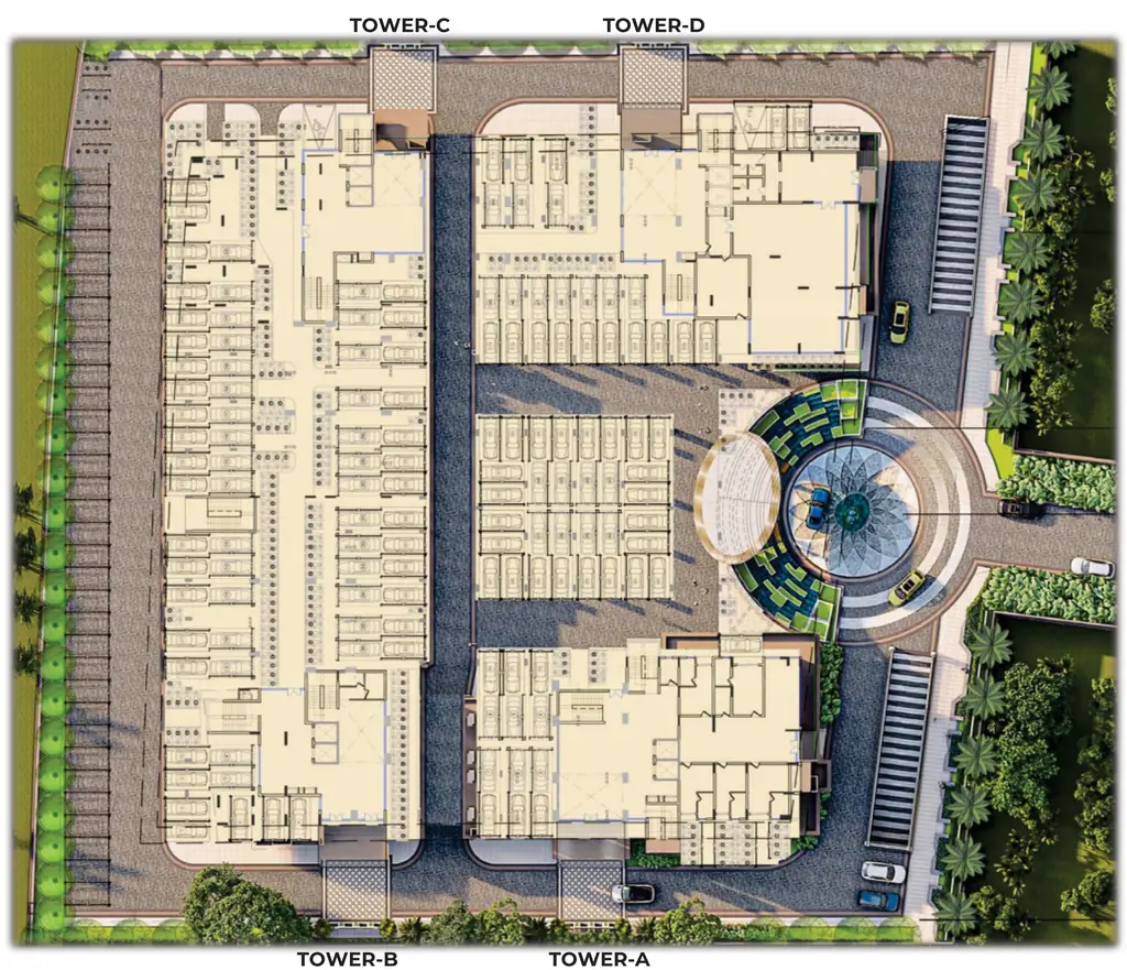Master Plan of Samanvay The Autograph in Vaishali Nagar Extension, Jaipur - Image 398910