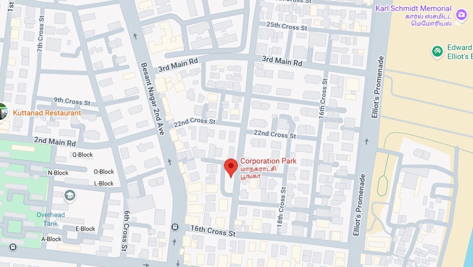 Location of Indu Krishna in Besant Nagar, Chennai - Image 398911