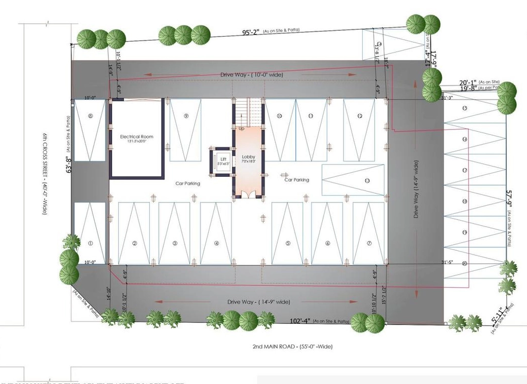 Master Plan of Indu Krishna in Besant Nagar, Chennai - Image 398912