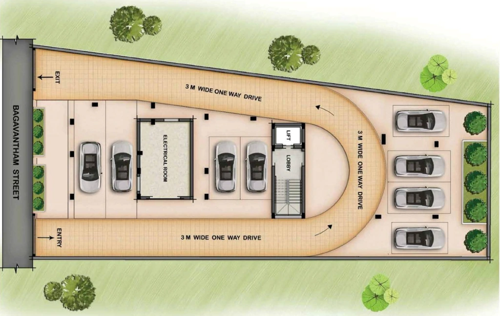 Master Plan of Sheetals The Temple View in T Nagar, Chennai - Image 398933