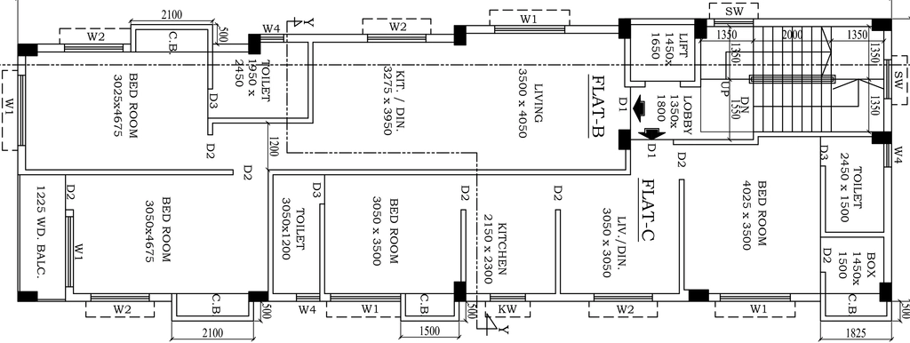 Floor Plan of Swastic Maya in Ballygunge, Kolkata - Image 398960