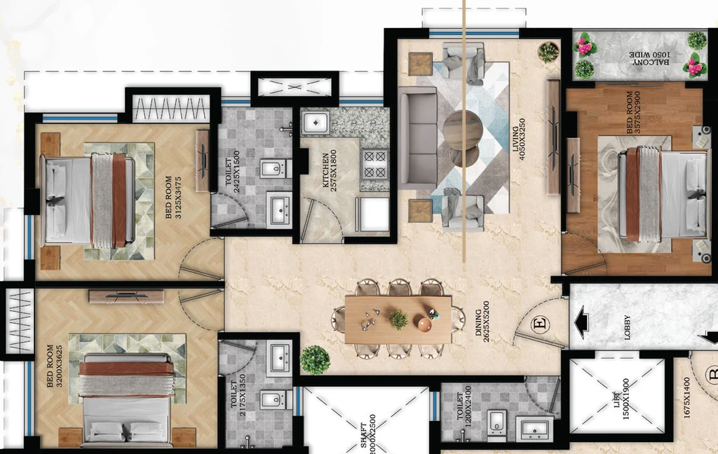 3 BHK Flat in Swastic Padma in Bhowanipore, Kolkata - Image 916285