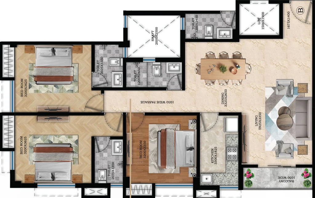 3 BHK Flat in Swastic Padma in Bhowanipore, Kolkata - Image 916286