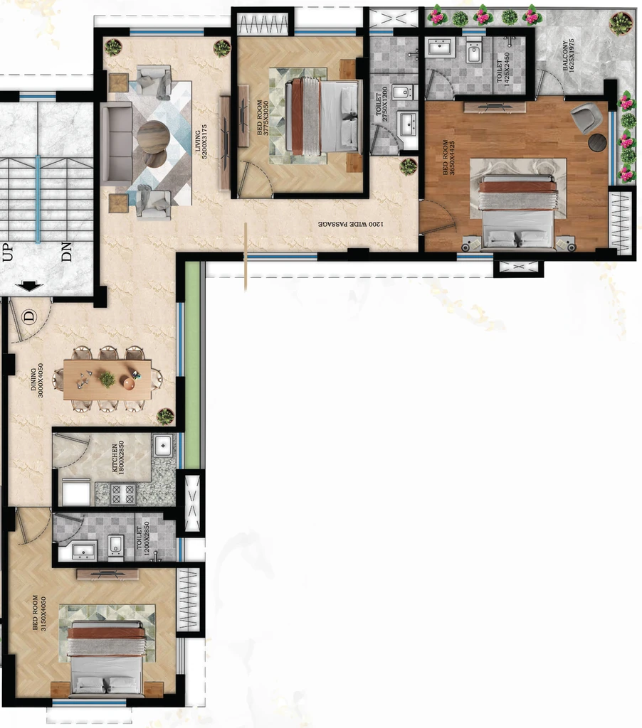 3 BHK Flat in Swastic Padma in Bhowanipore, Kolkata - Image 916287