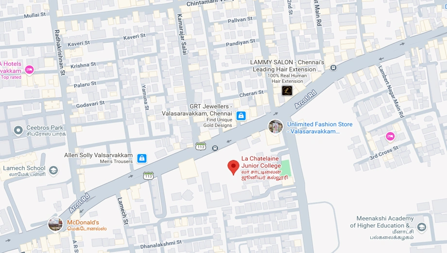 Location of Sri Srini Apartment in Alwartirunagar, Chennai - Image 399009