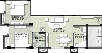 2 BHK Flat in Swastic Panditiya in Gariahat, Kolkata - Image 916312