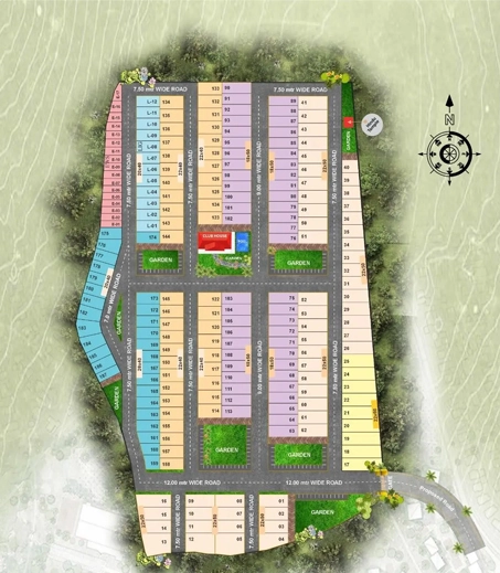 Master Plan of Sage Urban Park in Karond, Bhopal - Image 399383