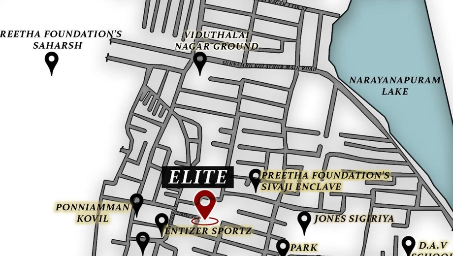 Location of Sivarams Elite - Image 399144