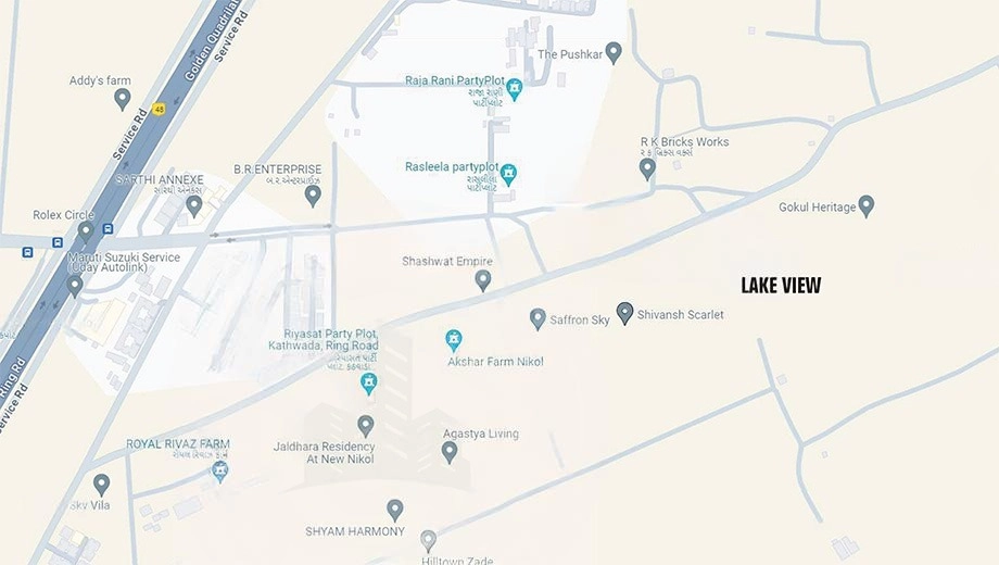 Location of Delta Sarjan Lake View - Image 399132