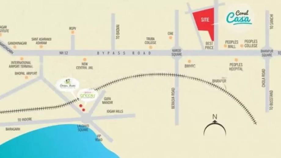 Location of Globus Coral Casa - Image 399358