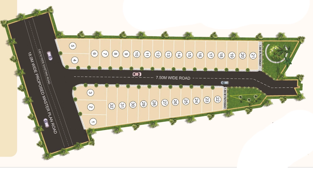 Master Plan of Om Ganpati Indigo in Ayodhya Bypass, Bhopal - Image 399389