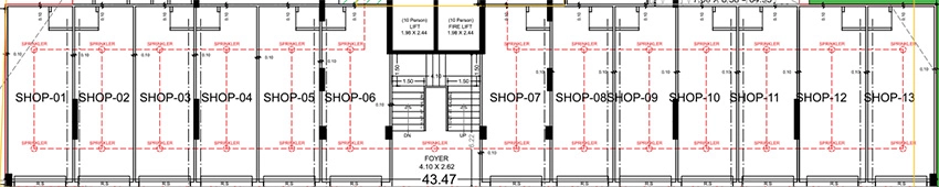 Floor Plan of Commercial Dharma Shyam Greens in Nava Naroda, Ahmedabad - Image 399160
