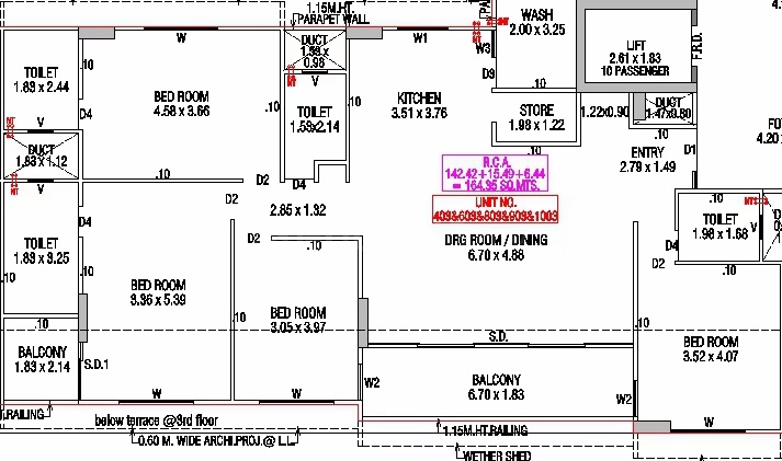 4 BHK Flat in Eklavya in Navrangpura, Ahmedabad - Image 916376