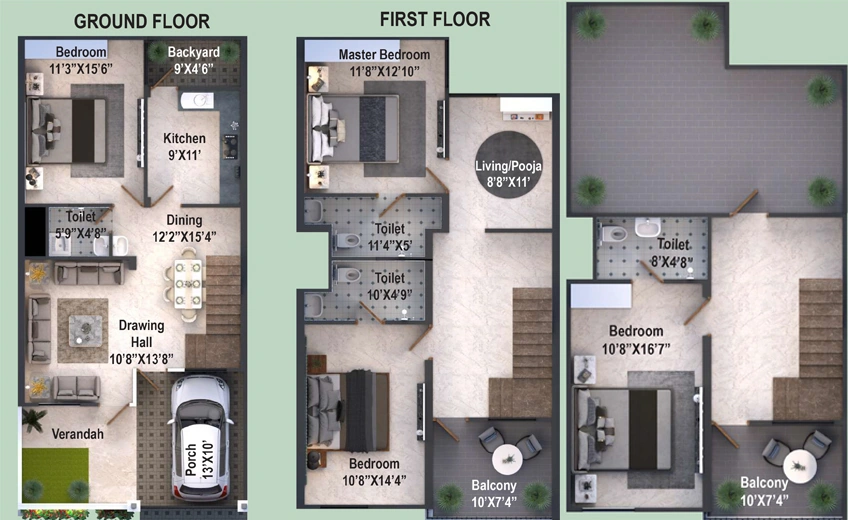 3 BHK House/Villa in RCL Tirupati Homes in Ayodhya Bypass, Bhopal - Image 916479