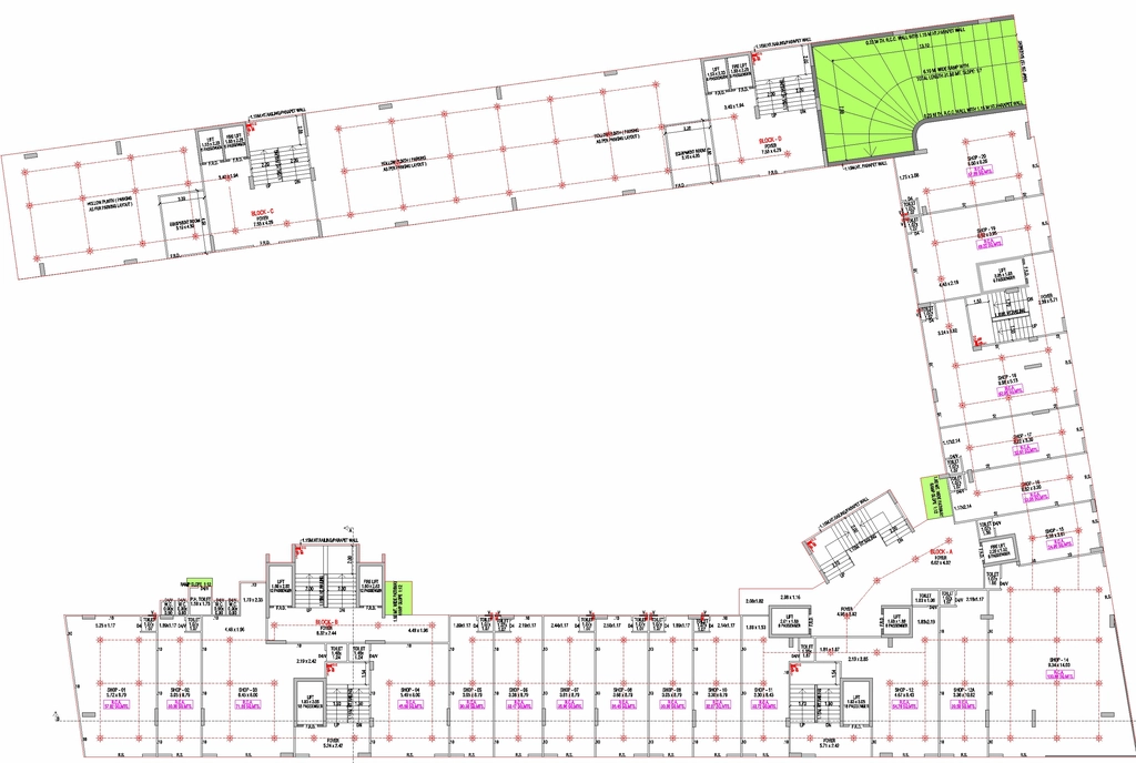 Floor Plan of Commercial Eklavya in Navrangpura, Ahmedabad - Image 399172