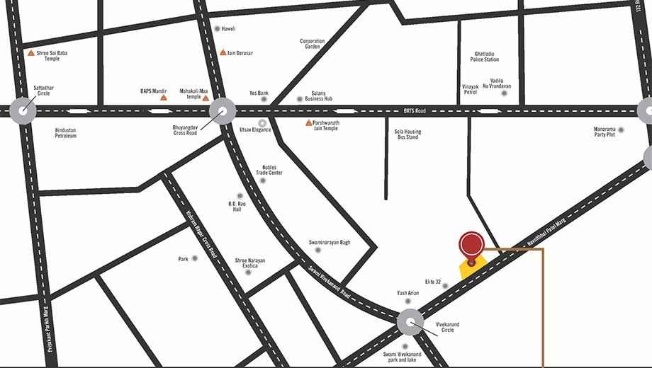 Location of Commercial Eklavya - Image 399170