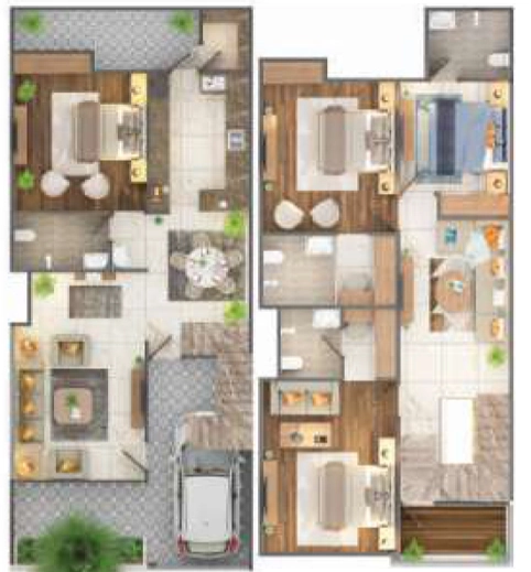 4 BHK House/Villa in KTR Bansi Enclave in Karond, Bhopal - Image 916464