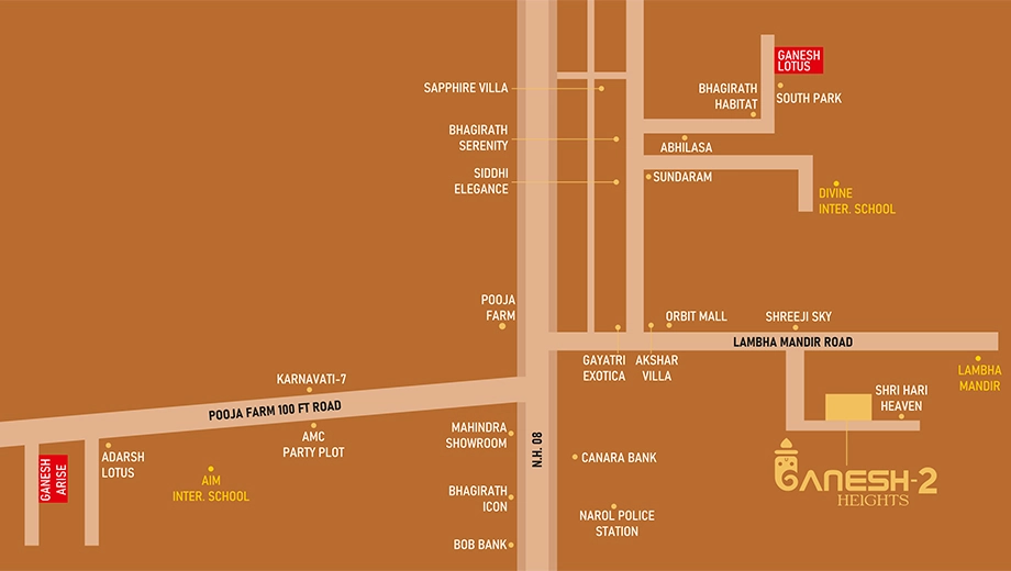 Location of Ganesh Heights 2 - Image 399221