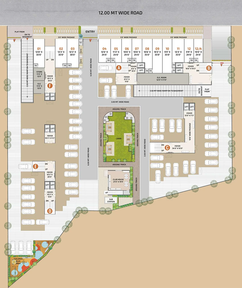 Master Plan of Commercial Ganesh Heights 2 in Narolgam, Ahmedabad - Image 399229