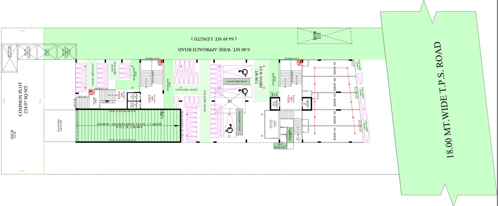 Master Plan of Ganesh Praangan Pride in Hanspura, Ahmedabad - Image 399234