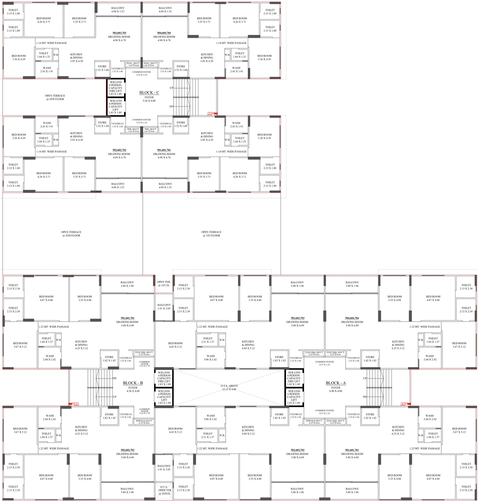 Floor Plan of Girishh Kalyan Heritage in Nikol, Ahmedabad - Image 399246