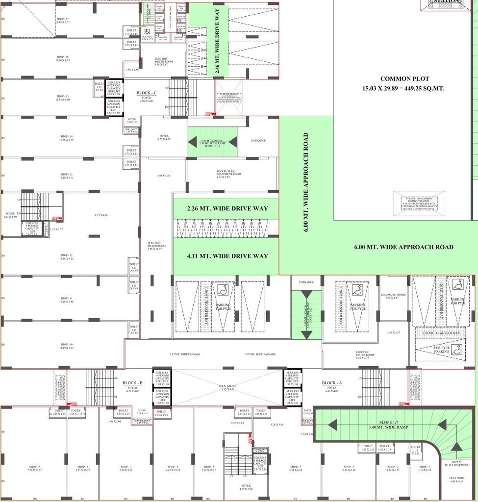 Floor Plan of Commercial Girishh Kalyan Heritage in Nikol, Ahmedabad - Image 399256