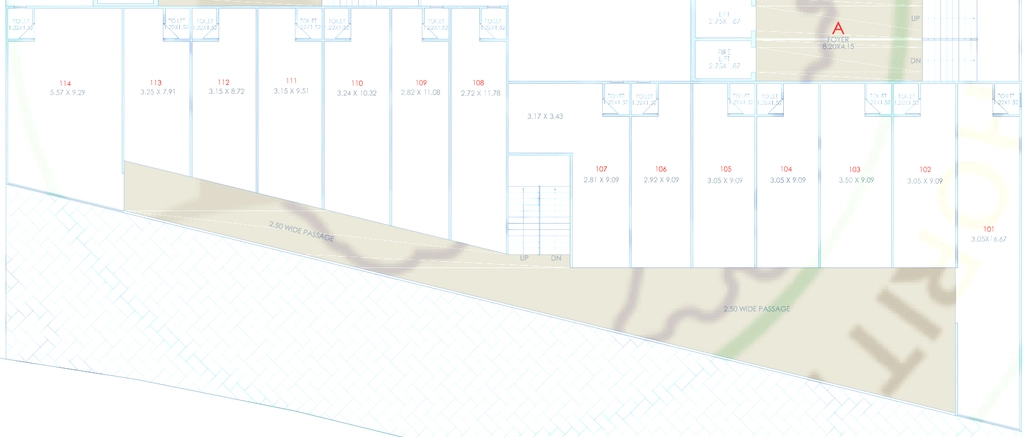 Floor Plan of Commercial Harishree Ved Greens in Kathwada, Ahmedabad - Image 399278