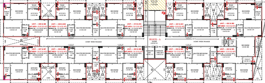 Floor Plan of Jaydev Harshiv Heights in Sanand, Ahmedabad - Image 399289