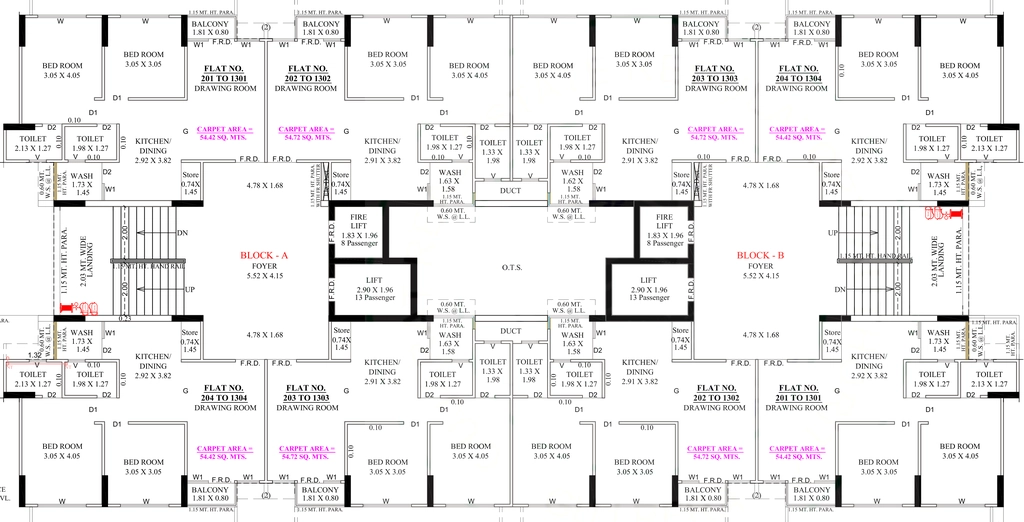 Floor Plan of Jay Visat Aatman in Chandkheda, Ahmedabad - Image 399302