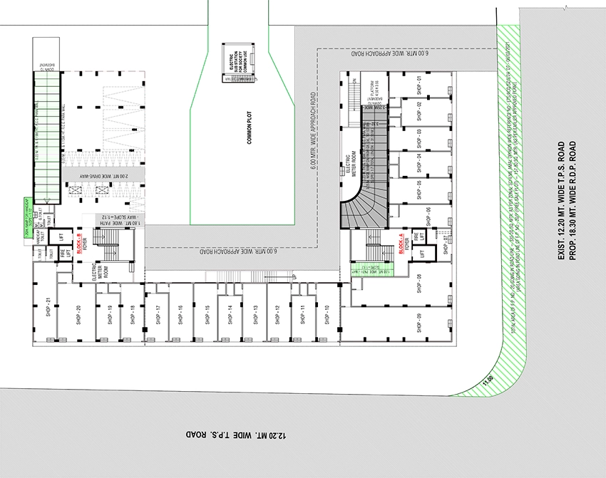 Master Plan of Karmik Radhika Coutyard in Maninagar, Ahmedabad - Image 399321