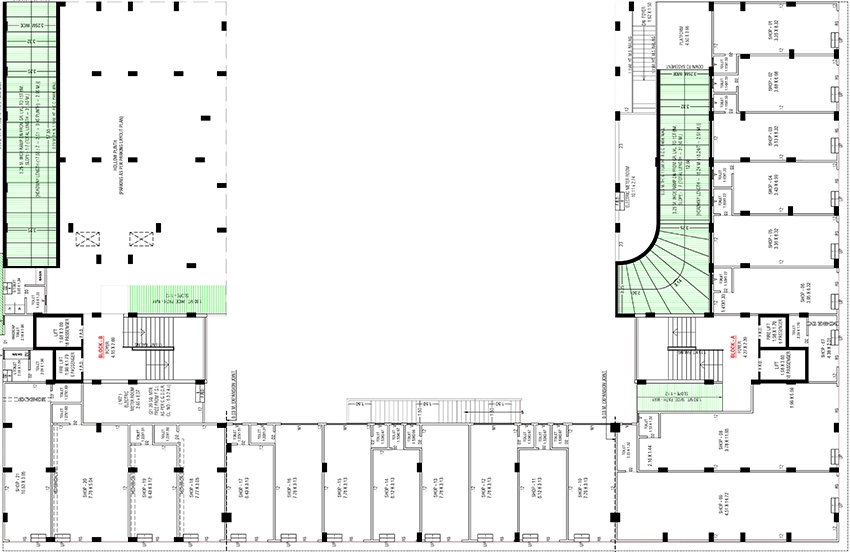 Floor Plan of Commercial Karmik Radhika Coutyard in Maninagar, Ahmedabad - Image 399326