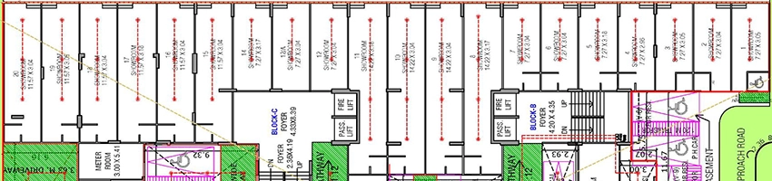 Floor Plan of Commercial Keshav Akshar Anant in Shela, Ahmedabad - Image 399338