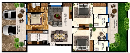 3 BHK Flat in Century Achievers Grand Avenue in Sector 49, Faridabad - Image 916489