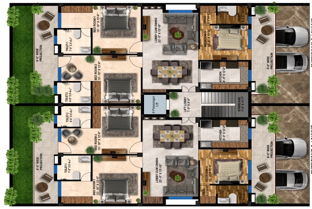 Floor Plan of Century Achievers Grand Avenue in Sector 49, Faridabad - Image 399431