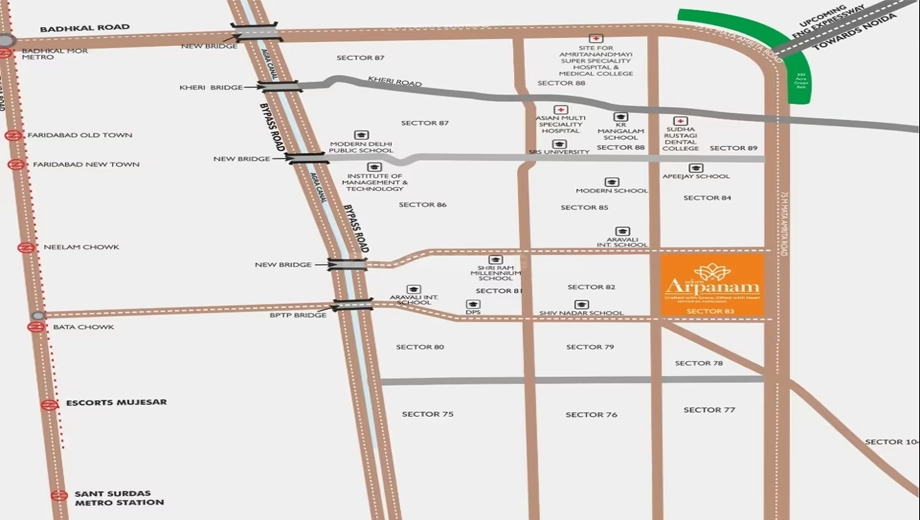 Location of Adore Arpanam - Image 399438