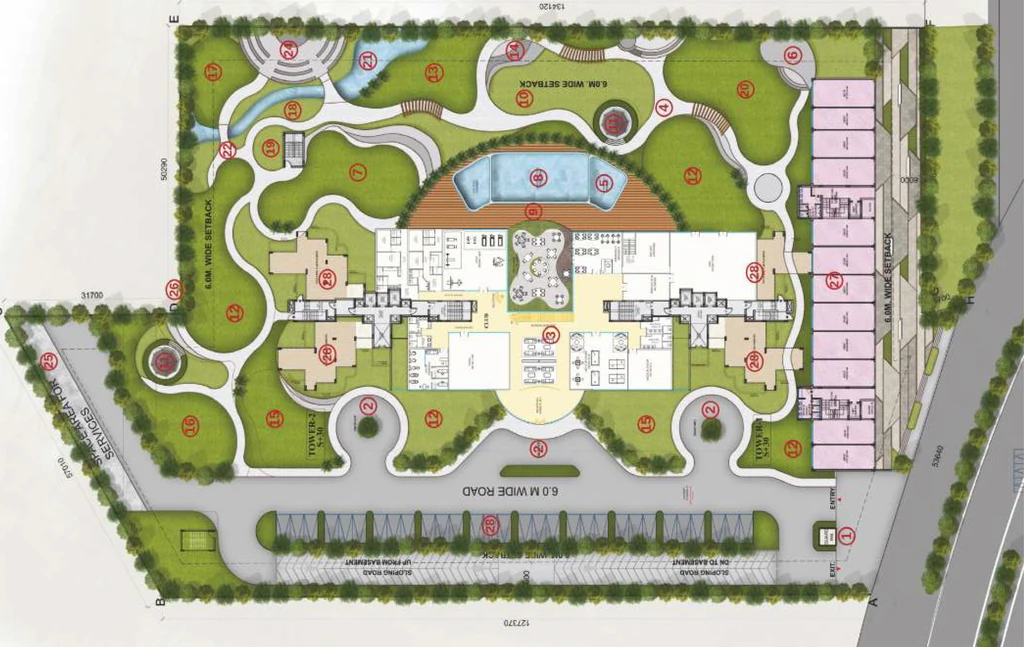 Master Plan of Adore Arpanam in Sector 83, Faridabad - Image 399440