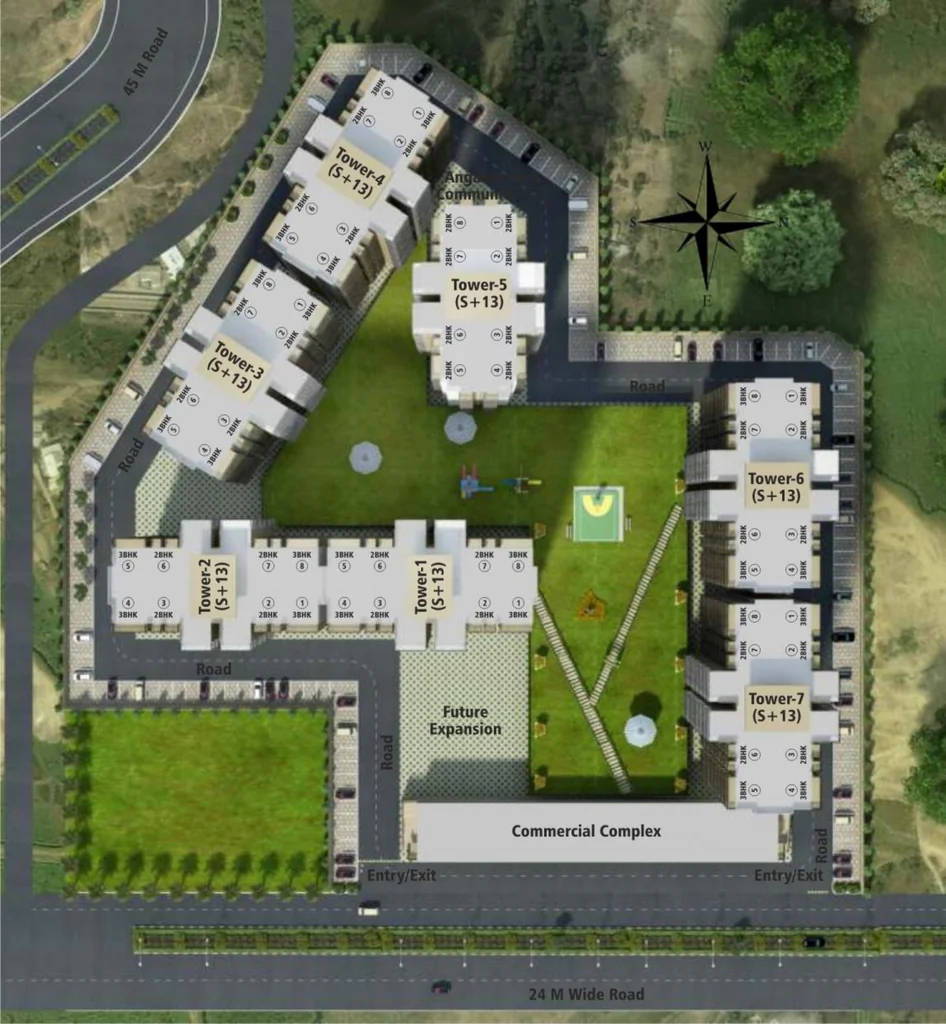 Master Plan of Adore Happy Homes Grand in Sector 85, Faridabad - Image 399460