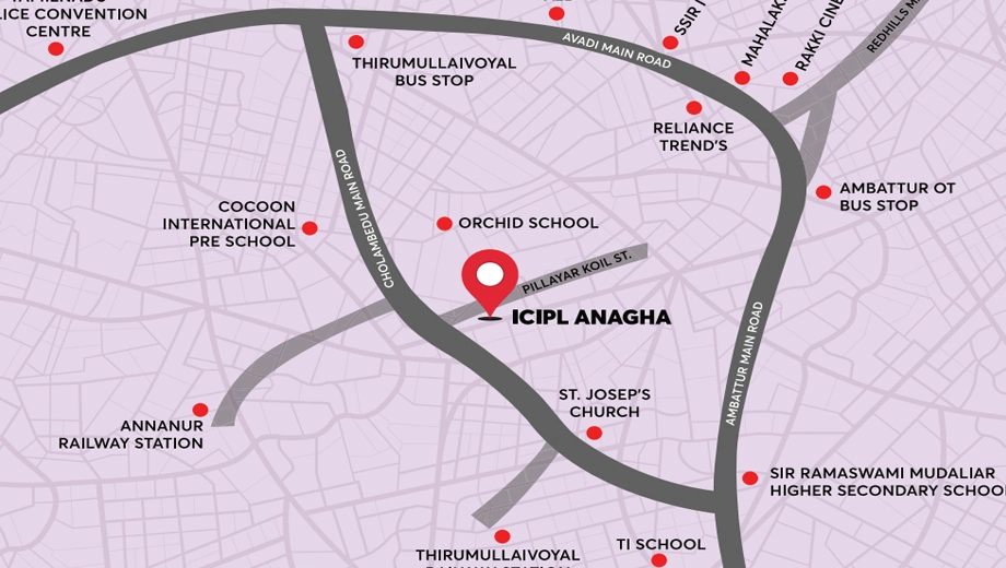 Location of ICIPL Anagha in Thirumullaivoyal, Chennai - Image 399495