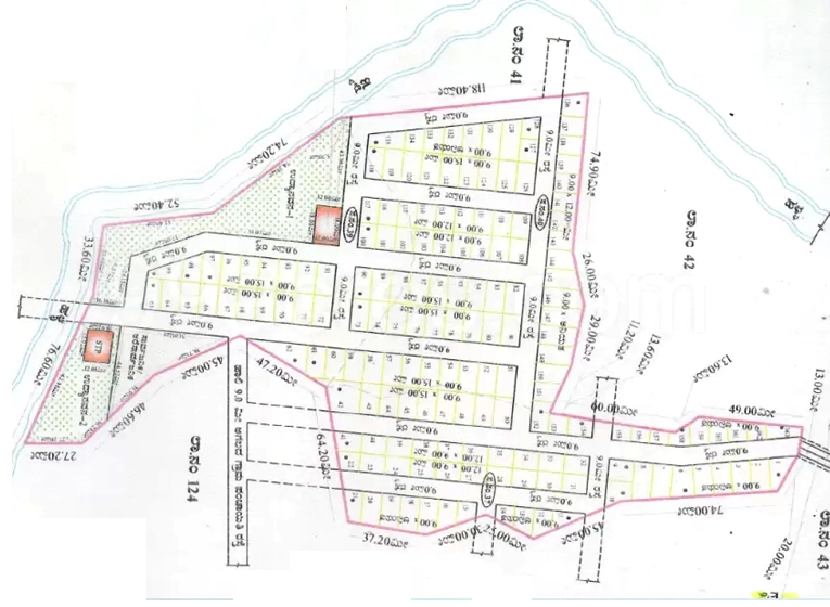 Master Plan of Jayalakshmi Green Park in Hobli, Bangalore - Image 399553