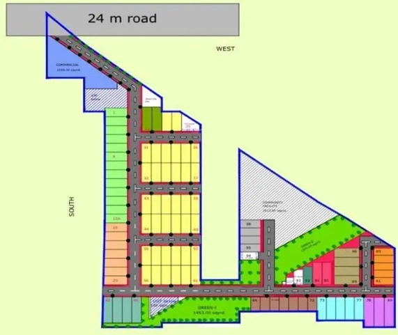 Master Plan of Brickklin Sillicon Valley in Sector 70, Faridabad - Image 399571