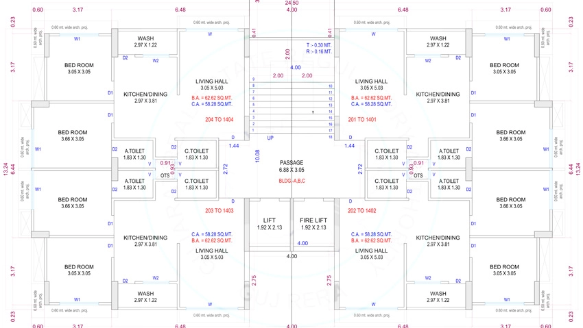 Floor Plan of Fifad Nilkanth Icon in Pasodara, Surat - Image 399682