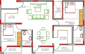 2 BHK Flat in Sai Krupa Vestaa Homes in Sarjapur, Bangalore - Image 916564