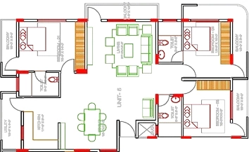 3 BHK Flat in Sai Krupa Vestaa Homes in Sarjapur, Bangalore - Image 916566