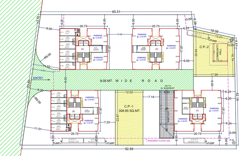 Master Plan of Samarpan Palace in Pasodara, Surat - Image 401811