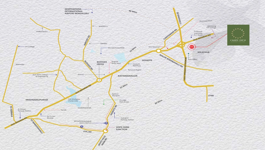 Location of Vijayasri Carpe Diem - Image 399625