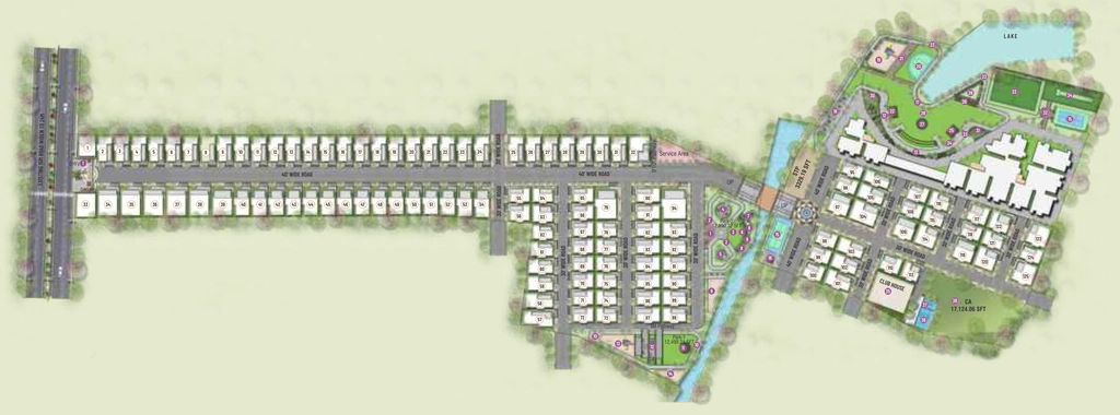 Master Plan of Vijayasri Carpe Diem in Hoskote, Bangalore - Image 399624